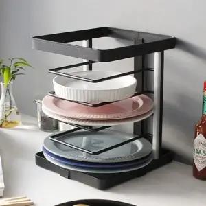5칸 접시꽂이 철제 접시정리대 접시 그릇 정리선반 접시꽂이 접시정리대 접시받침대