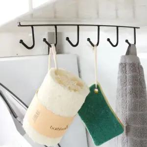 헹주걸이 주방컵걸이 국자 거치대 수납 다용도걸이 국자걸이 머그컵걸이 행주걸이