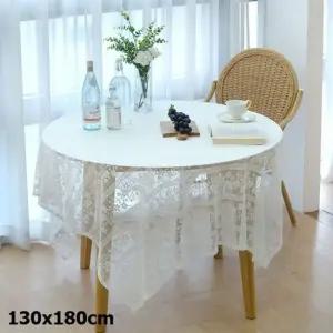레이스 테이블보 130x180cm 1개 테이블보