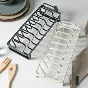 고양이장식 접시꽂이 철제 접시정리대 예쁜 주방소품 접시꽂이 접시정리대 접시받침대