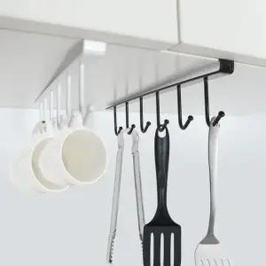 선반밑 컵걸이 다용도 틈새수납 컵홀더 조리도구 걸이 컵수납 컵건조대 주방정리