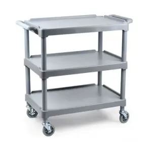 플라스틱 3단 카트 서빙카트 운반카 주방카트 웨건 식당카트 핸드카트 운반카트 주방카트