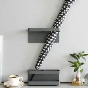 현관 자석 우산꽂이 철제 벽걸이 못안박는 수납 선반 자석선반 철제벽선반 붙이는선반