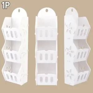 욕실 거실 주방 다용도 조립식 3단 벽걸이 수납 선반 조립식벽걸이선반 3단벽걸이선반