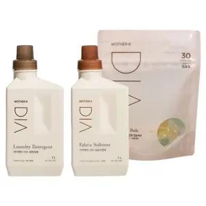 디아 프리미엄 신생아 아기 필수 세제 세트 무향 세탁 세제+캡슐 세제+섬유유연제