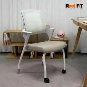 [루이핏]SKY 공부 몰입 집중력 의자 (화이트 프레임)_무료배송