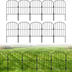 장식 정원 울타리 10팩 동물 장벽 10피트 L x 24인치 H 녹슬지 않는 금속 와이어 섹션 가장자리 패널