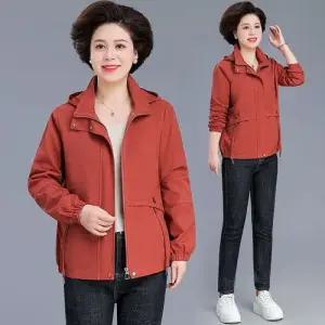 코트 트렌치 오버 여자야구점퍼 후드 봄가을 가을옷 ible3