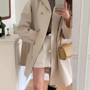 하프 가을 코트 후드 트렌치 솔리드 여자야구점퍼 ible3