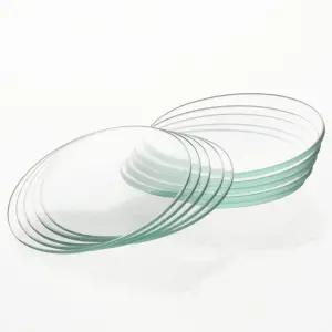 라바식 시계 안경 10pk 100mm 경사 유리 비커 커버 실험실 학교 과학용 세트 접지 가장자리 붕규산염 뚜껑