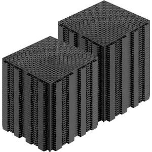 후웨나 100팩 고무 바닥 타일 연동 배수 매트 10인치 x 데크 미끄럼 방지 모듈식 쿠션 풀 차고 파티오 온실