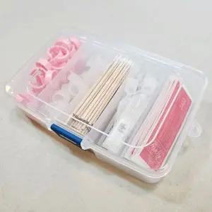 [하프클럽/]휴대용 5구 플라스틱 미용재료 정리함