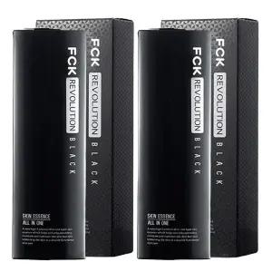 레볼루션블랙 스킨에센스 올인원 130ml x 2개 남성화장품 스킨 로션 에센스 미백효과주름개선 기능성