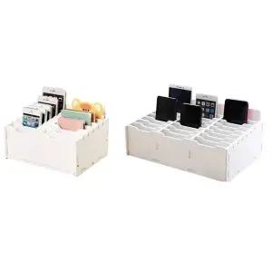 데스크 핸드폰 리모컨 멀티 수납함 테이블 소품 12칸