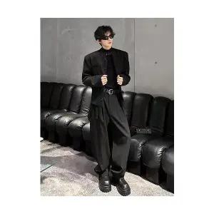 남자정장자켓 패드 쇼트 정장 코트 춘추사은 차이나 넥 재킷 나이트클럽 ible3