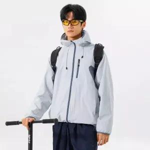 남자야상사파리 재킷 후드 바람막이 아웃도어 트레킹 등산복 ible1