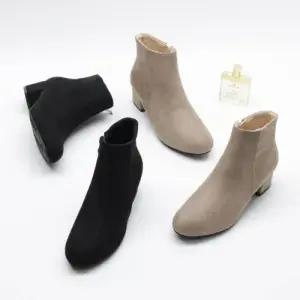 [다잇템]여자 스웨이드 필수템 워커힐 중간힐 발목부츠