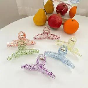 [신세계라이브쇼핑][옷자락] 여자 데일리 상큼 발랄 크로스 꼬임 헤어 집게핀