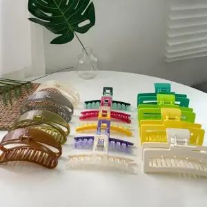 [신세계라이브쇼핑][옷자락] 여자 빅사이즈 데일리 유무광 헤어 집게핀