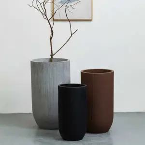 화분 중형 테라스 원형 카페 실외 대형 야외 식물 자연색