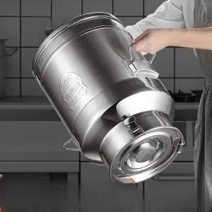 스탠우유통 밀폐통 대용량 밀봉통 국물 우유 스테인레스