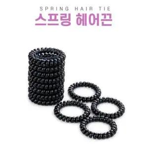 TBZ 5.5cm 대형 스프링 헤어끈 100개입 세트 기본머리끈