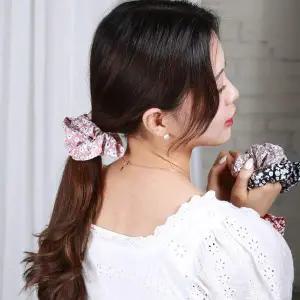 라일락 곱창머리끈