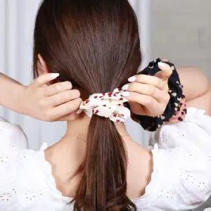 러브하트 곱창머리끈