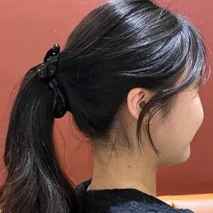 블랙바나나 핀 집게핀 반묶음 반머리집게핀