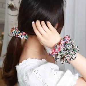 프릴플라워 곱창머리끈