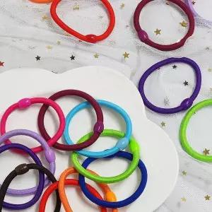 머리끈 쫀쫀 1P 대용량머리끈 컬러 머리고무줄