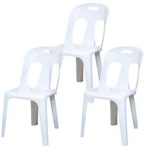 의자 흰색 국산 포장마차 야외 행사 편의점 등받이 4호 3개 보조 포차 간이 학교 플라스틱