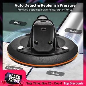 Type-C 인터페이스를 갖춘 견고한 8 진공 흡입 컵 조리대/대리석/유리 수동 전기 취급을 위한 200kg 베어링