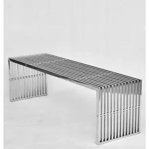 스테인리스 스틸 벤치 휴식 인테리어 카페 컬러 정원 철제 공원