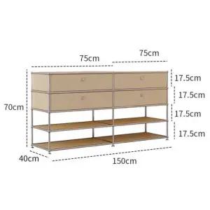 모듈서랍장 화이트수납장 미드센츄리 서랍장 인테리어