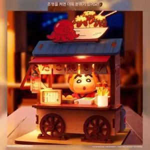 어서와 짱구의 야시장 조립 피규어 DIY 장식품 에디션