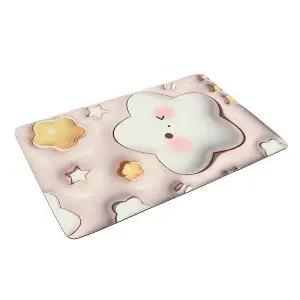 3D 착시 욕실 논슬립 배스 매트 별 화장실 발매트