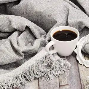 무지 블랑캣 그레이 130x180 감성담요 캠핑러그 캠핑