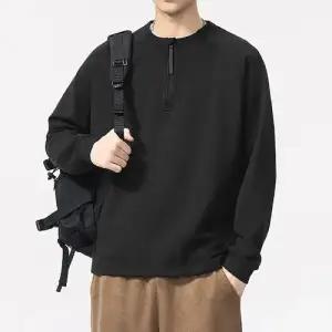 EAMT 남친 가을 캐주얼 반집업 맨투맨 상의 트렌드 YJ3