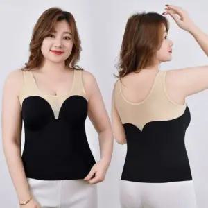 [하프클럽/]빅사이즈 탑나시 캡내장 여성 여름 시스루복