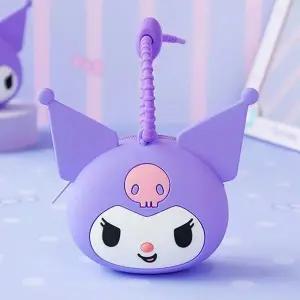 [하프클럽/]지갑키링 키링 쿠로미 퍼플 동전지갑 동전 캐릭터지갑