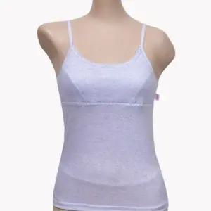 [하프클럽/]은은한 하트패턴 면 주니어 끈 브라런닝 가성비좋은