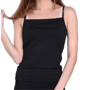 [하프클럽/]가볍고시원한 쿨링원단 요가 일자텍 끈나시 깔끔 여성