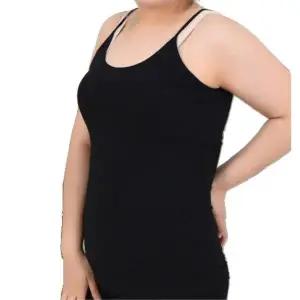 [하프클럽/]빅사이즈 부드럽고 편안한 면스판 끈나시 깔끔 민소매