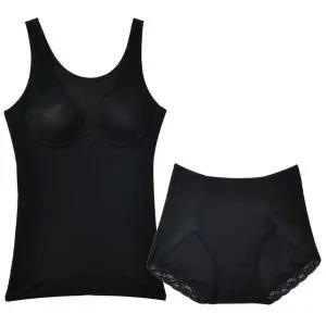 [하프클럽/]노와이어 몰드 브라런닝 맥시팬티 세트 가벼운착용감