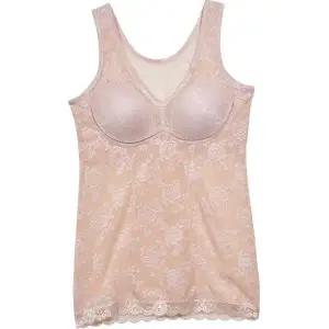 [하프클럽/]청량한인견 플라워망사 홑겹 몰드 브라런닝 고급속옷