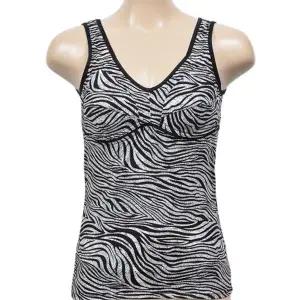 [하프클럽/]유니크한 지브라 가슴밑 매쉬테잎 브라런닝 고급속옷