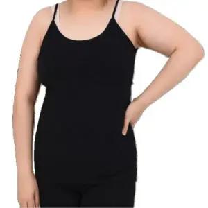 [하프클럽/]기본디자인 빅사이즈 편안한 면스판 끈나시 깔끔 여성