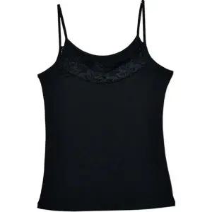 [하프클럽/]부드러운 모달 플라워레이스 끈나시 런닝 깔끔 민소매