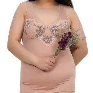 [하프클럽/]빅사이즈 자연스러운 핏 노와이어 브라런닝 고급속옷